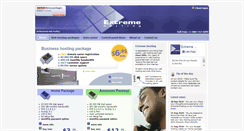 Desktop Screenshot of extreme-hosting.net